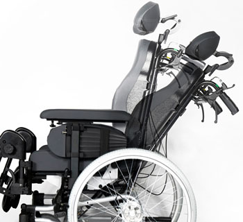 plne hradený invalidný vozík polohovací