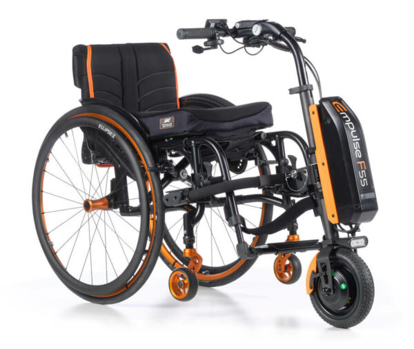 prídavný pohon k invalidnému vozíku F55