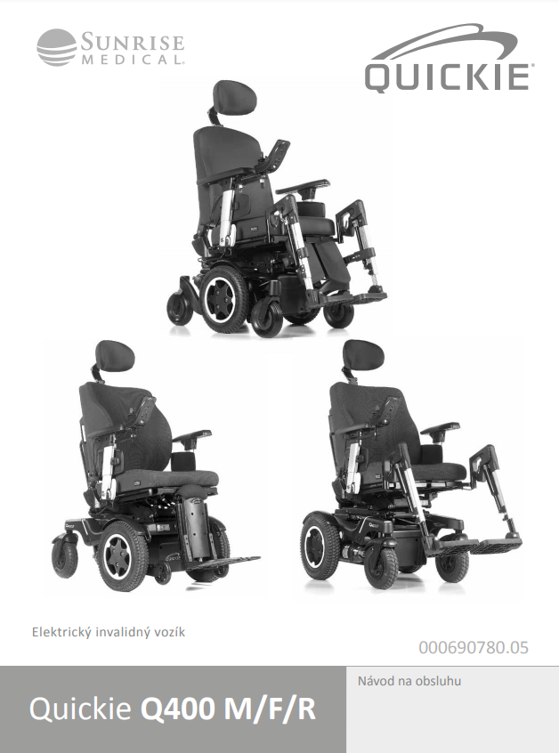 elektrický invalidný vozík