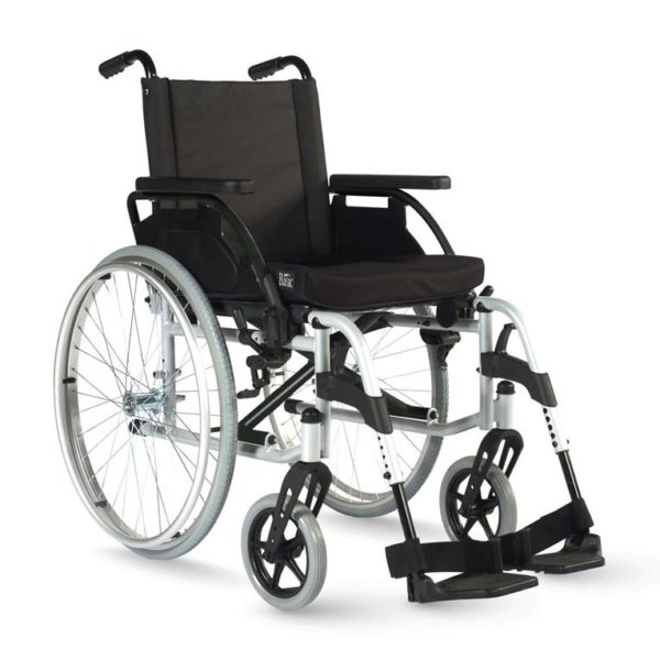Štandardný plne hradený invalidný vozík Breezy UniX, Vozík mechanický, skladací, oceľový (L1.1), Kód ZP L87583