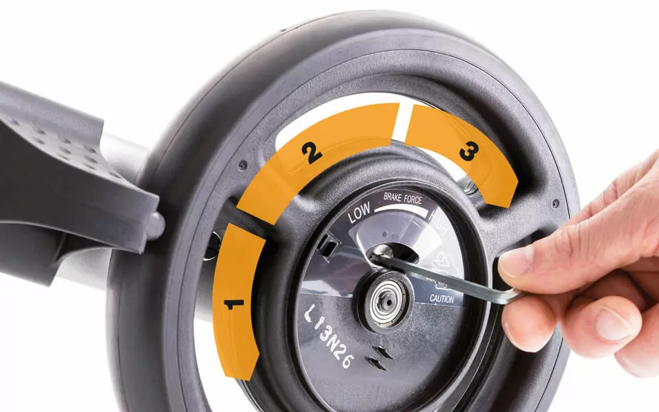 regulácia rýchlosti na chodítku