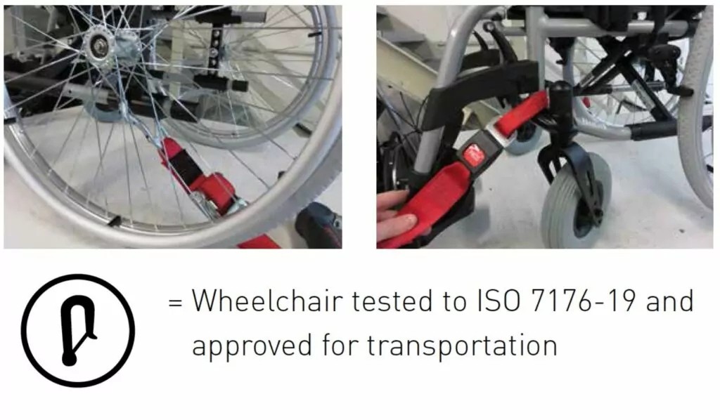 kotvení vozíka v autě