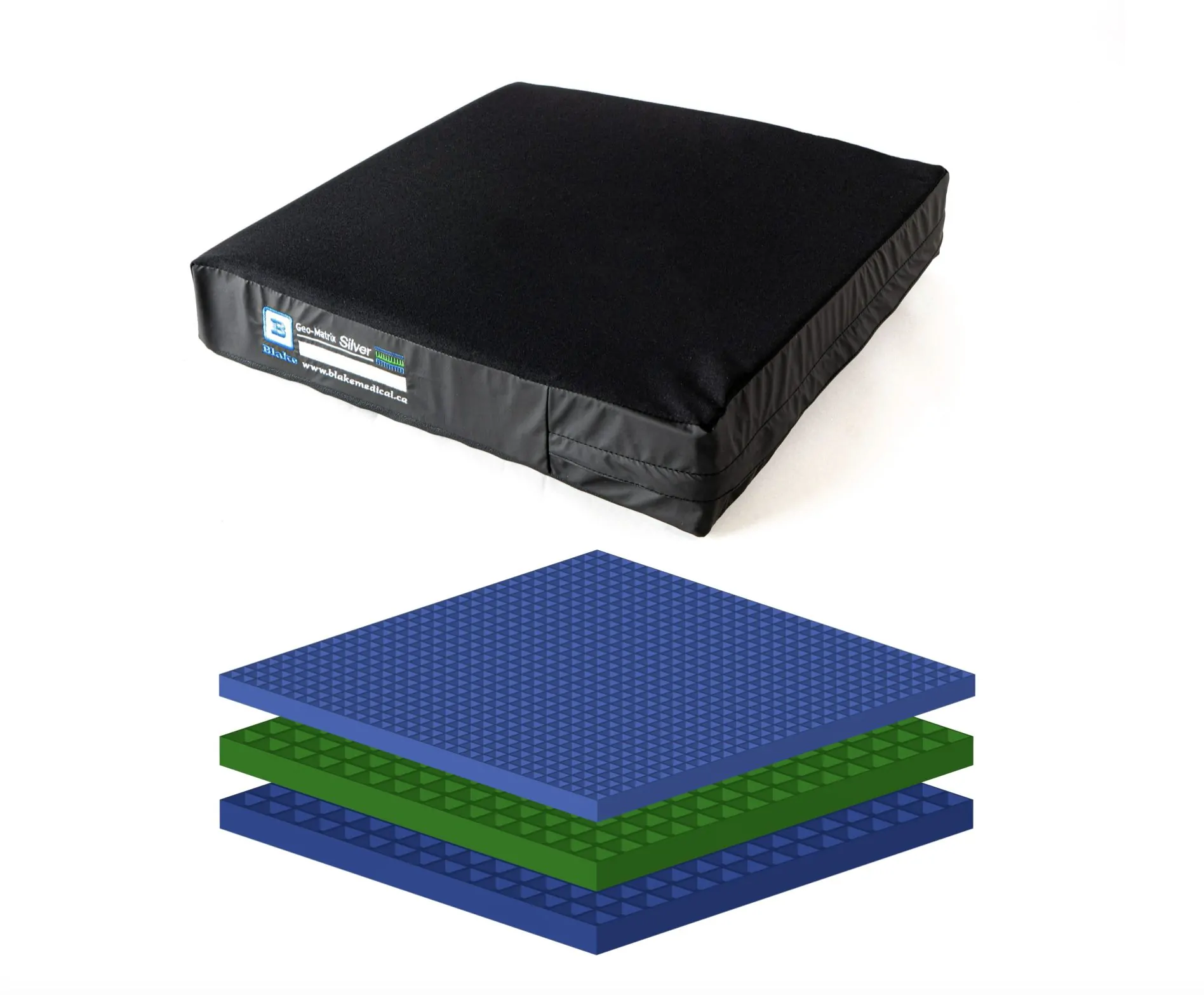 Antidekubitná sedačka Geo-Matrix Silver