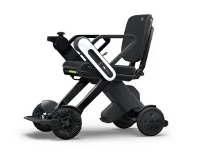Elektrický invalidný vozík skladací Whill C-Lite v bielom prevedení